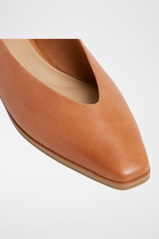 Ballerines en cuir Devereteriel - Marron