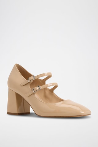 Babies à talons vernies Fountaintree - Beige