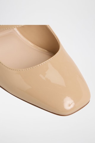 Babies à talons vernies Fountaintree - Beige