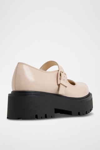 Babies plateformes en cuir Arigon - Beige