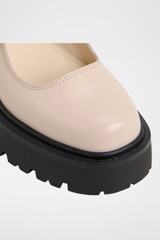 Babies plateformes en cuir Arigon - Beige