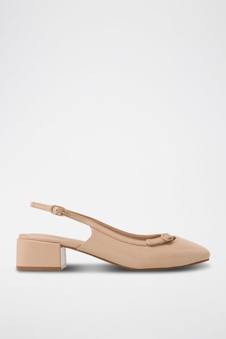 Babies à talons vernies Harperrr - Beige