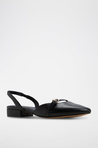 Babies en cuir Flintstone - Noir