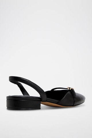 Babies en cuir Flintstone - Noir