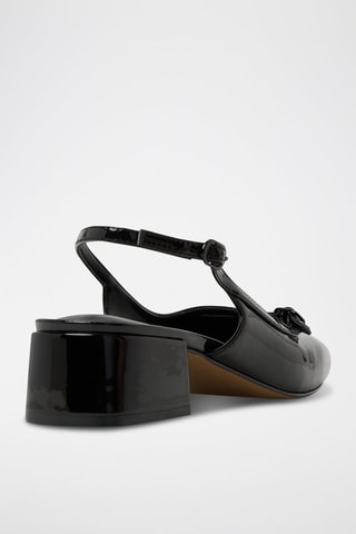 Babies à talons vernies Harperrr - Noir
