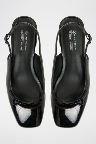 Babies à talons vernies Harperrr - Noir