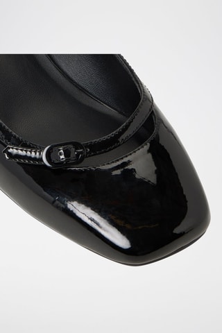 Babies à talons vernies Harperrr - Noir