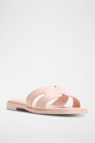 Mules en cuir Itsandal - Rose