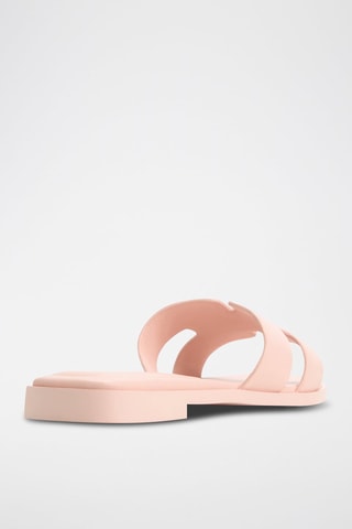 Mules en cuir Itsandal - Rose