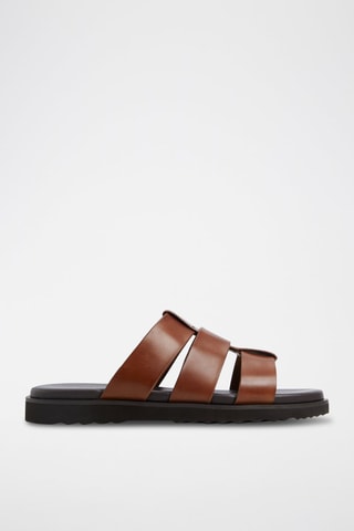 Mules en cuir Light - Marron
