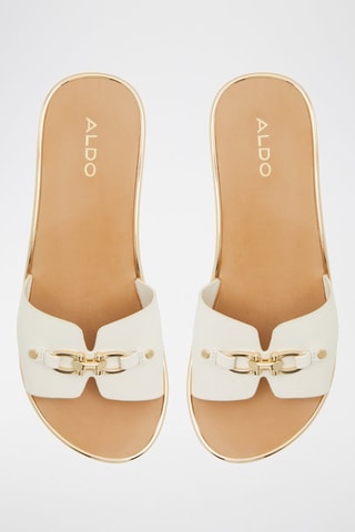 Mules à talons plateformes Beriana - Blanc