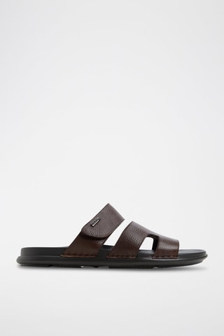 Mules en cuir Windham - Marron