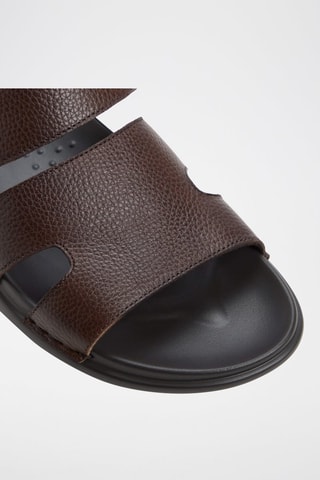 Mules en cuir Windham - Marron