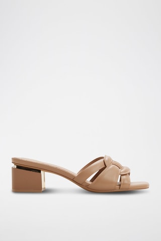 Mules à talons Najla - Marronn