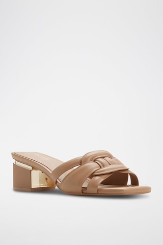 Mules à talons Najla - Marronn