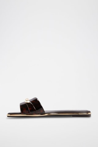 Mules vernies Darlina - Marron