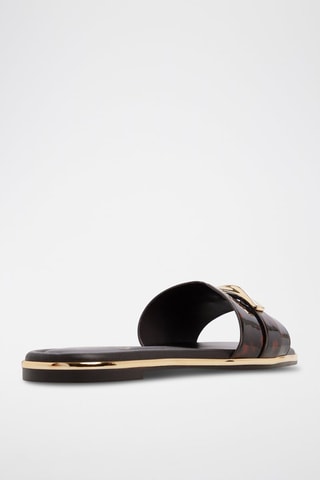 Mules vernies Darlina - Marron