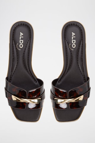 Mules vernies Darlina - Marron
