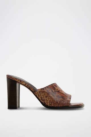 Mules à talons Re-Sophia - Marron clair