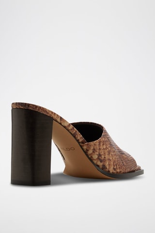 Mules à talons Re-Sophia - Marron clair