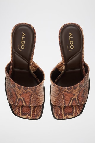 Mules à talons Re-Sophia - Marron clair