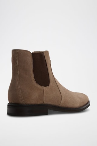 Bottines en cuir Hunter - Taupe