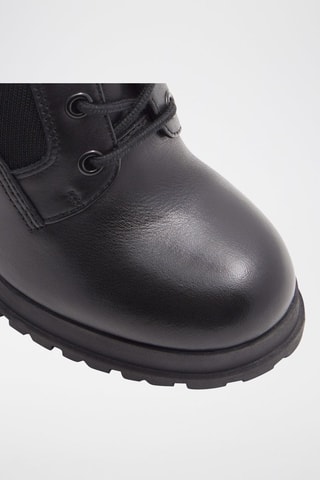 Bottines en cuir Rebellious - Noir