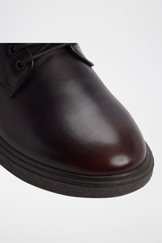 Boots en cuir Waltonn - Marron foncé