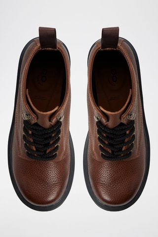Boots en cuir Doublezero - Marron