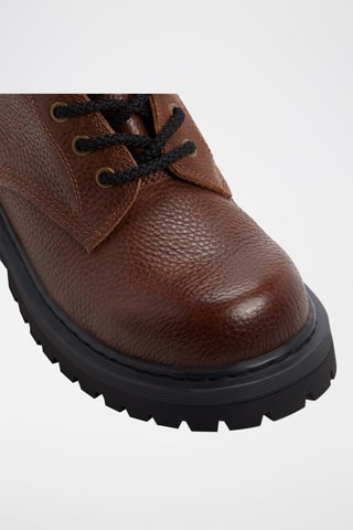 Boots en cuir Doublezero - Marron