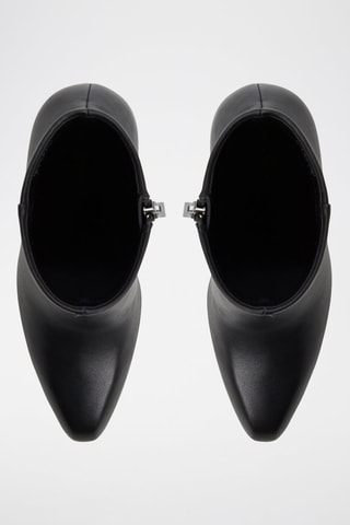 Bottines en cuir Karinaa - Noir