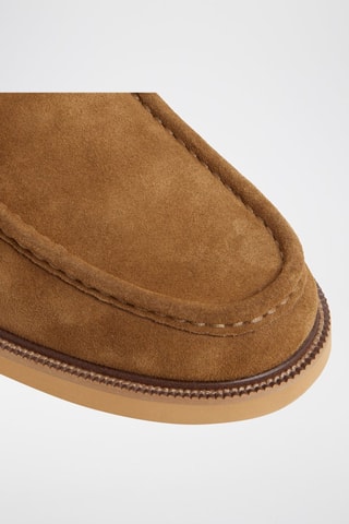 Boots en cuir Davie - Marron