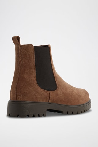 Bottines en cuir Adalitlan - Taupe