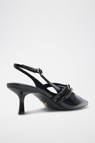 Escarpins vernis en cuir Halsie - Noir