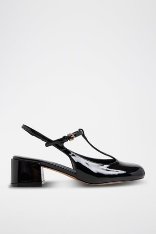 Salomés à talons vernies Tiiana - Noir