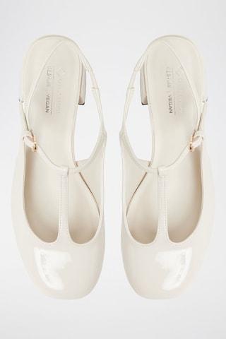Salomés à talons vernies Tiiana - Blanc