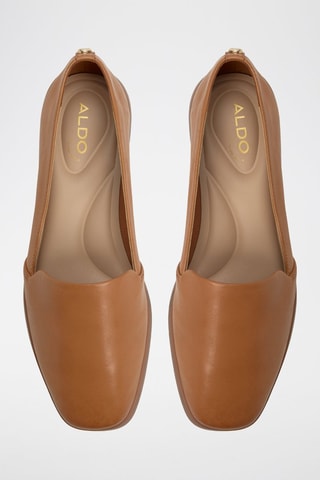 Slippers en cuir Caraelia - Marron