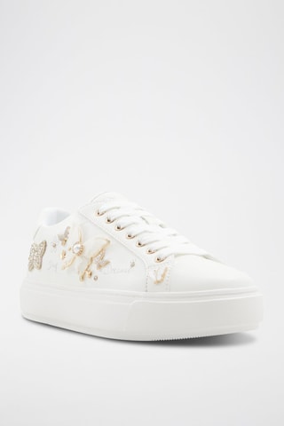 Baskets plateformes Pearlwing - Blanc