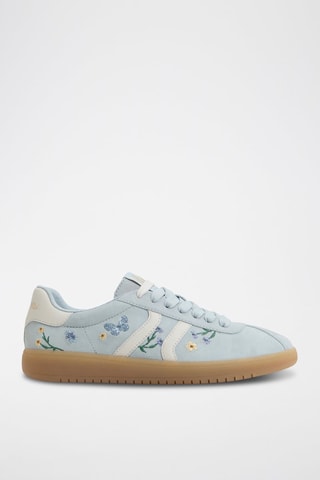 Baskets en cuir Chicsneaker - Bleu clair