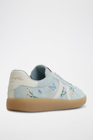 Baskets en cuir Chicsneaker - Bleu clair