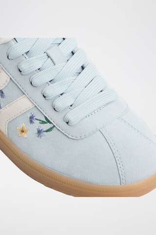 Baskets en cuir Chicsneaker - Bleu clair