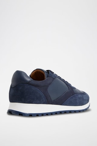Baskets en cuir Gordo - Bleu
