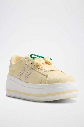 Baskets plateformes Paotlan - Jaune clair