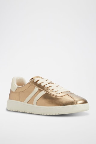 Baskets en cuir de mouton Chicsneaker - Doré