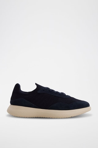Baskets en nubuck Doyle - Bleu marine