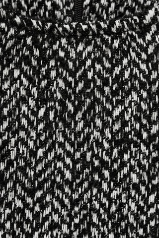 Robe chasuble maille chevrons - Noir