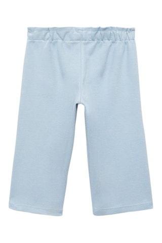 Pantalon coton cordon de serrage - Bleu