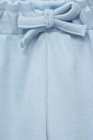 Pantalon coton cordon de serrage - Bleu