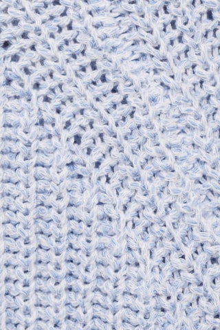 Pull-over maille coton - Bleu