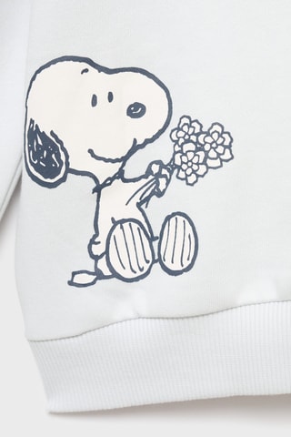 Sweat Snoopy brodé - Bleu